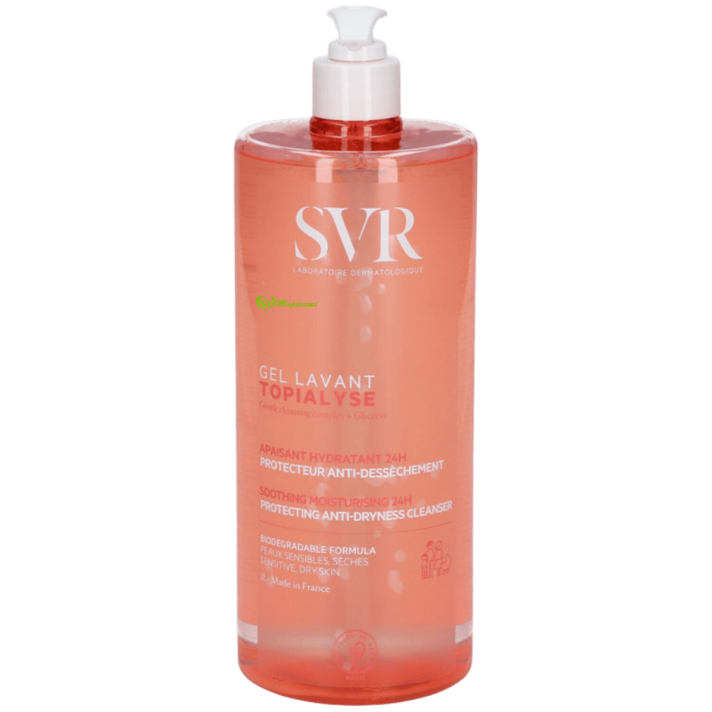 SVR Topialyse Gel Lavant Apaisant Hydratant 24h – 1L SVR Topialyse Gel Lavant Apaisant Hydratant 24h – 1L