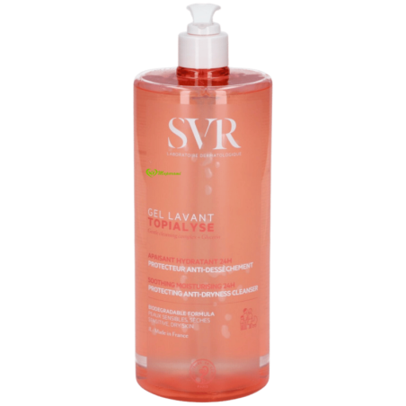 SVR Topialyse Gel Lavant Apaisant Hydratant 24h – 1L